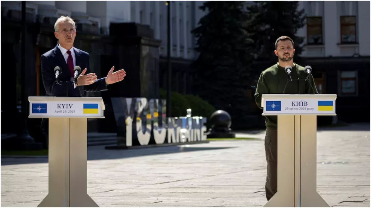 Russia-Ukraine War: रूस के खिलाफ अब तेज होगी हथियारों की आपूर्ति, यूक्रेन पहुंचे NATO प्रमुख