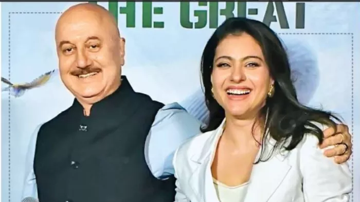 काजोल ने अनुपम खेर की फिल्म 'तन्वी द ग्रेट' को किया सपोर्ट।