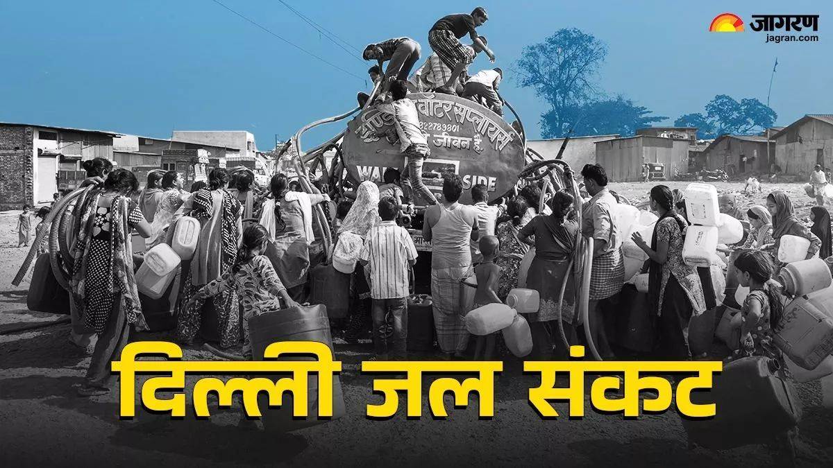 ncr delhi water crisis summer heat exacerbates water scarcity issues