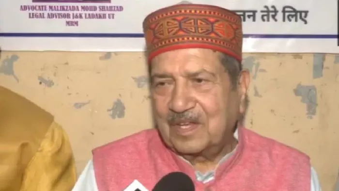 RSS नेता इंद्रेश कुमार ने कांग्रेस पर बोला हमला (फोटो- ANI)