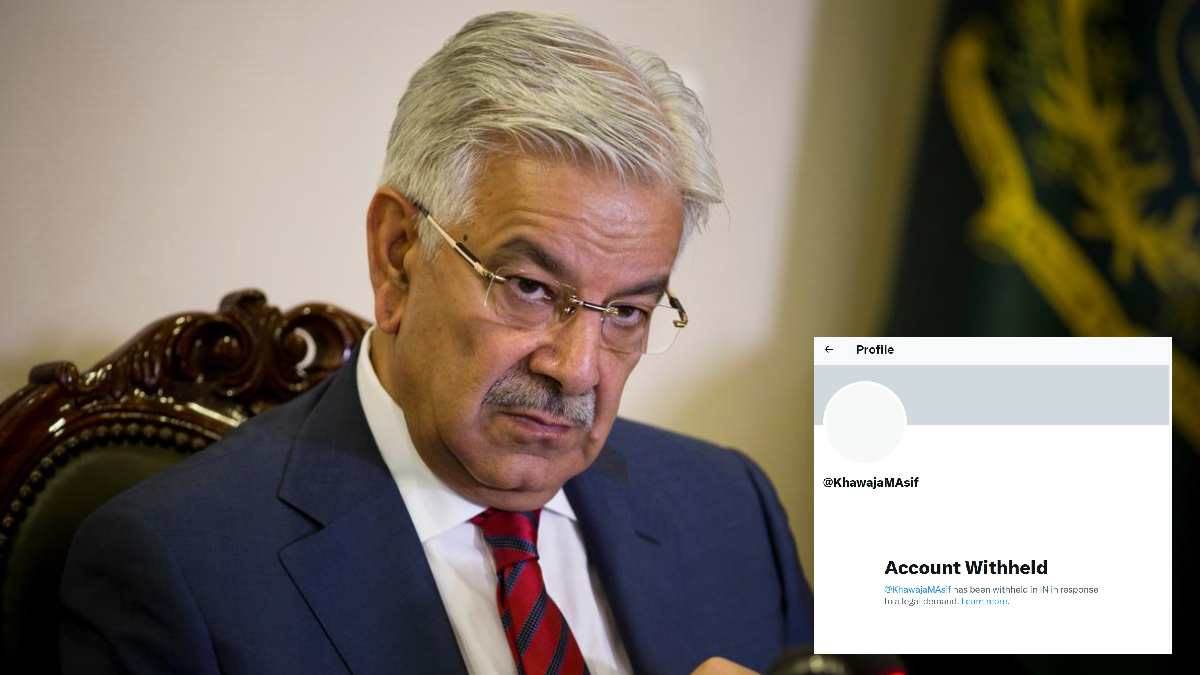 pakistan defence minister khawaja m asif social media x accound suspend in india after pahalgam terror attack