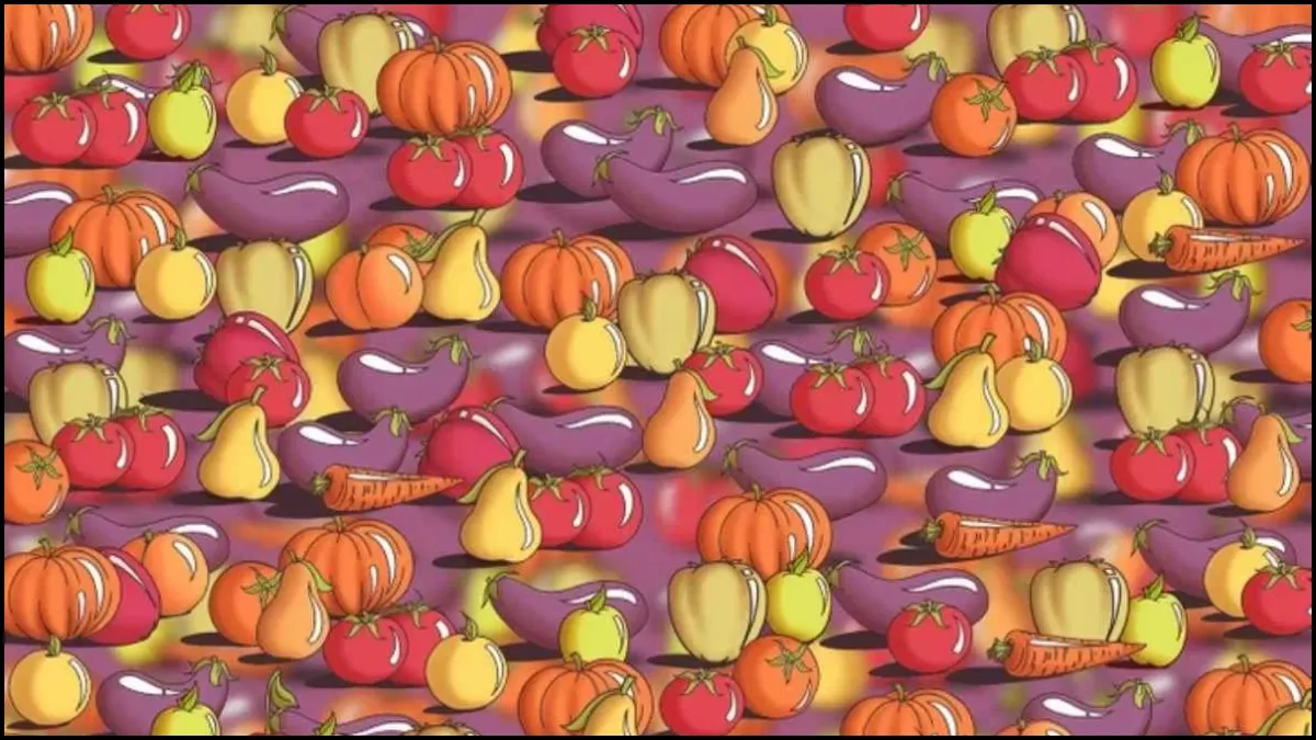 Optical Illusion: फलों और सब्जियों के बीच छिपी है एक चेरी, 15 सेकंड में खोज पाएंगे आप?