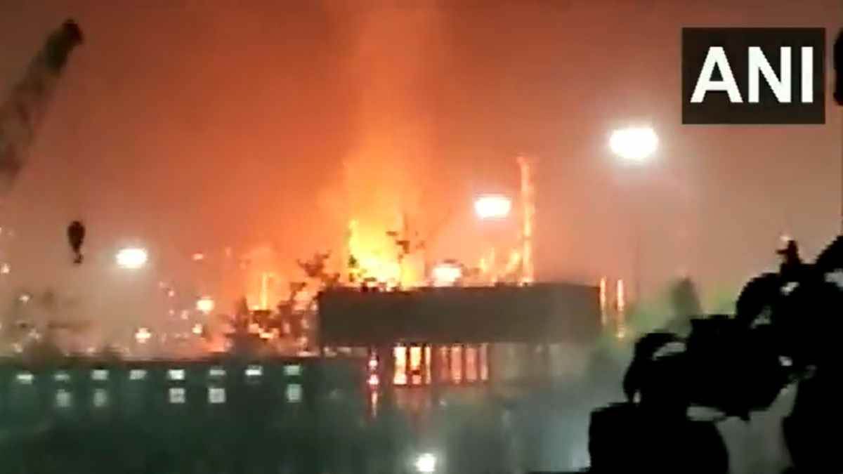 major fire broke out at nrl in golaghat district of assam