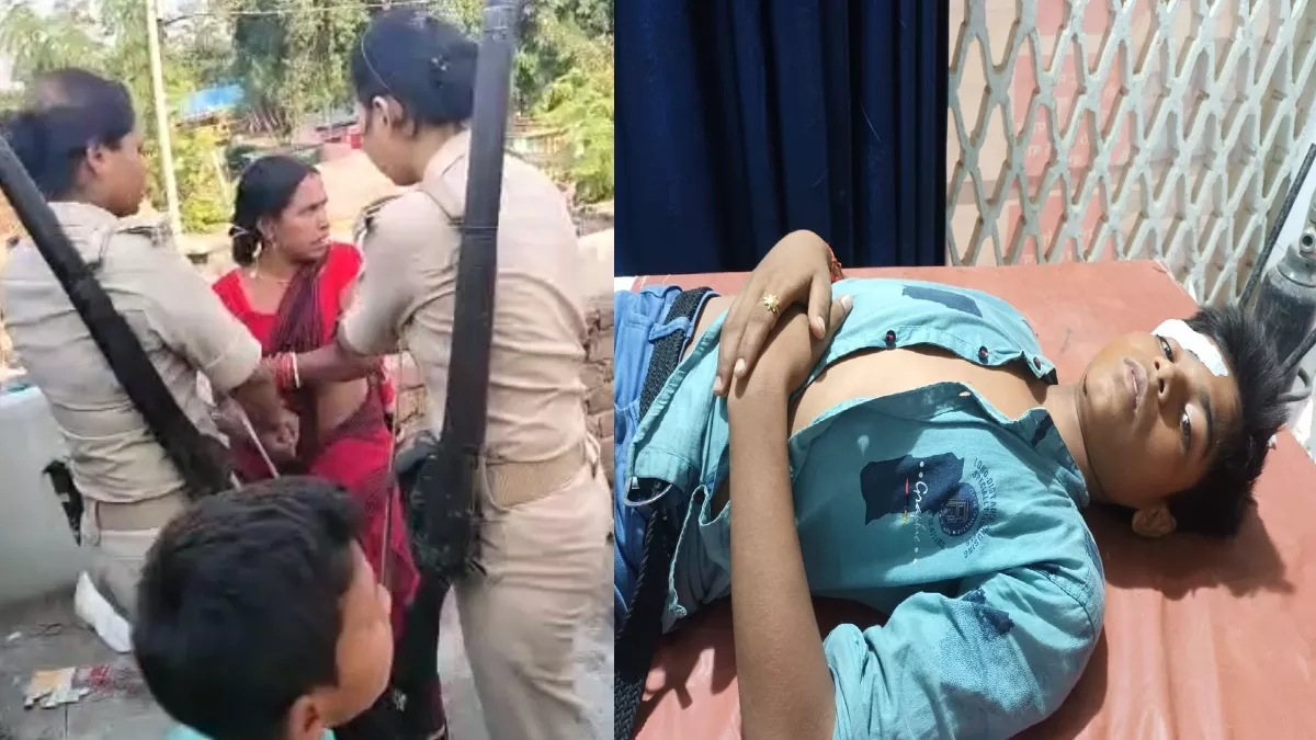 नवगछिया: पुलिस अधिकारी का महिला की पिटाई करते वीडियो वायरल, मां को बचाने के दौरान नाबालिग बेटा हुआ घायल