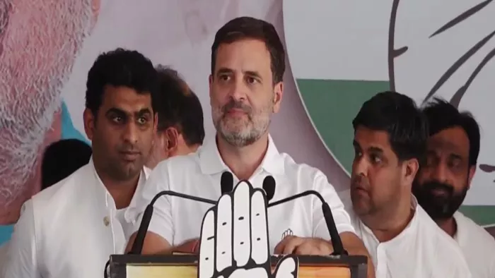 पटियाला में राहुल गांधी ने पीएम मोदी पर साधा निशाना।