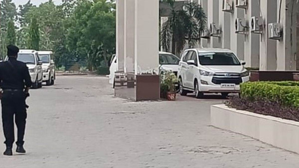 stf raid at monad university hapur registrar absconds