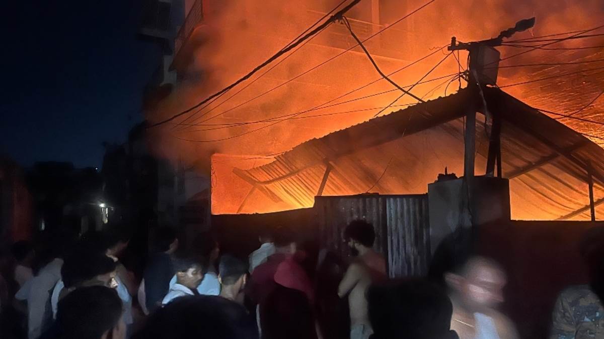 fire at scrap shop in gaya causes extensive damage gaya news