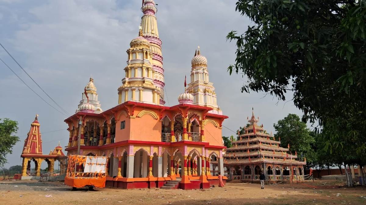 jharkhand elders build grand temple with pension funds community spirit