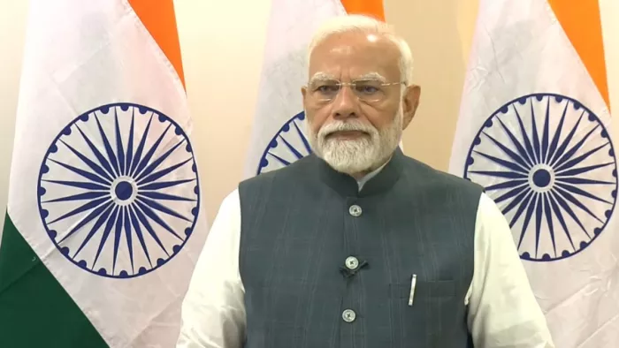 पीएम मोदी ने वर्चुअली लोगों को किया संबोधित (फोटो सोर्स- सोशल मीडिया)
