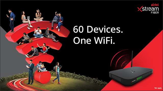 Airtel Xstream Fiber की प्रतीकात्मक फाइल फोटो ह