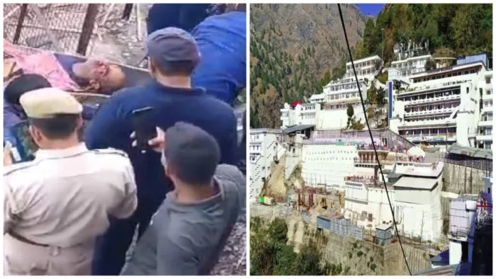 Mata Vaishno devi: भैरव मंदिर परिसर से खाई में लगाई छलांग।