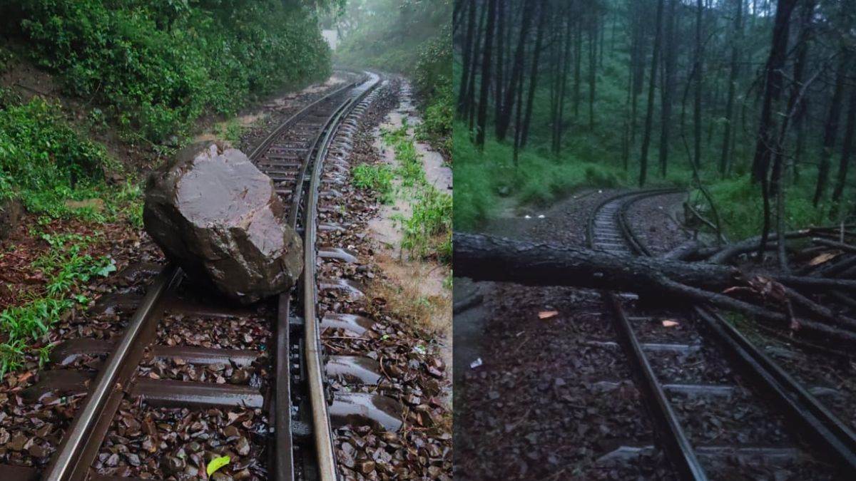 heavy rain wreaks havoc in himachals solan many roads closed due to landslides kalka shimla rail route also halted