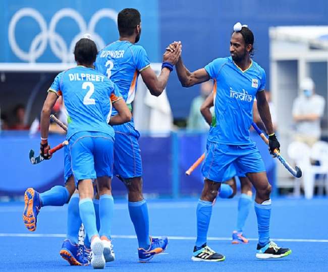 भारतीय हॉकी टीम के खिलाड़ी - फोटो ट्विटर पेज