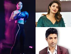 Mary Kom, Priyanka Chopra, Farhan Akhtar. Photo- Instagram