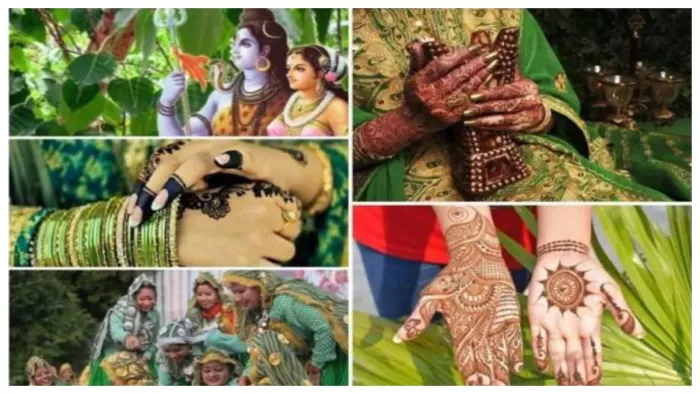 Hariyali Teej 2023 हरियाली तीज पर सोहल श्रृंगार का महत्व।