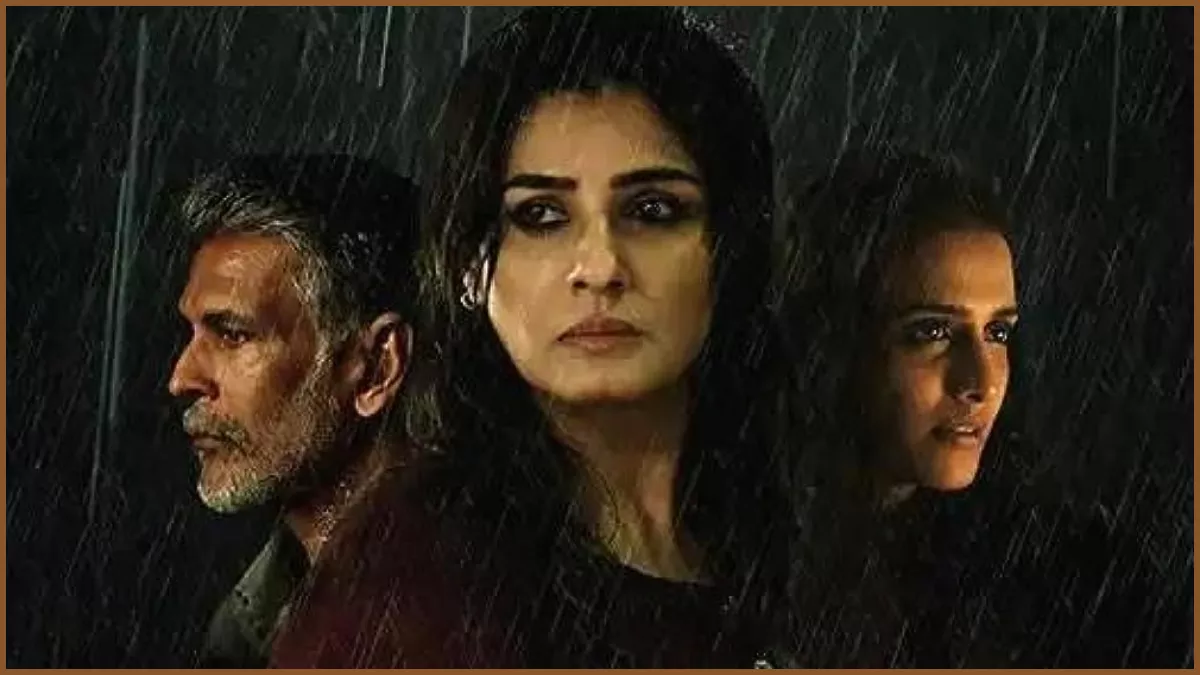 One Friday Night Review थ्रिलर के नाम पर छलावा है रवीना टंडन की फिल्म