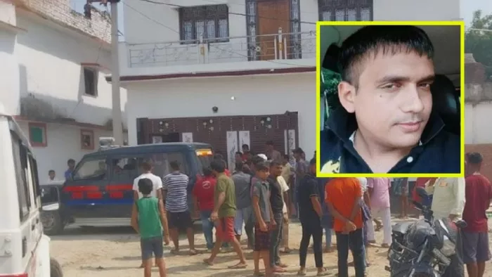 नरही थाने के वसूली कांड का फरार एसओ घर से गिरफ्तार।