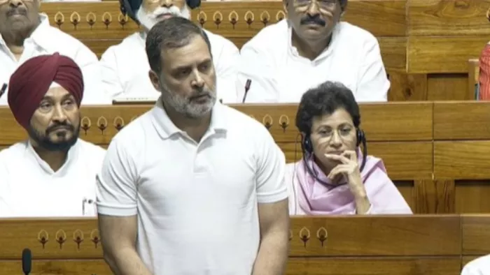 ऑपरेशन सिंदूर पर लोकसभा में क्या-क्या बोले राहुल गांधी (फोटो सोर्स- एएनआई)