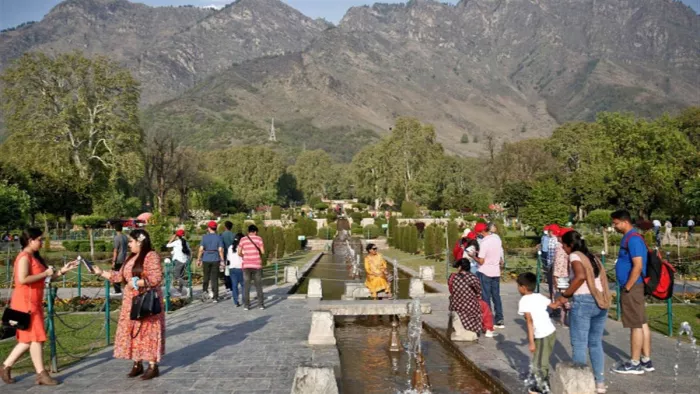 बुड्ढा अमरनाथ यात्रियों का अखनूर में भव्य स्वागत किया गया।