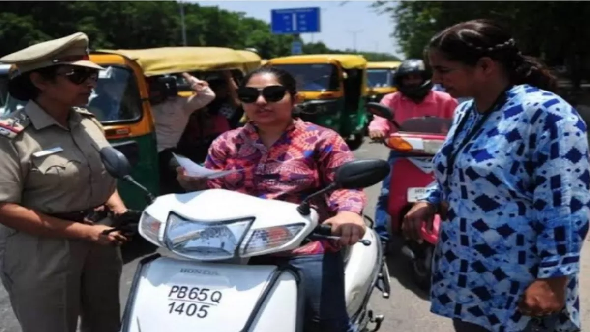 एक वर्ष में चंडीगढ़ में नौ लाख 95 हजार ट्रैफिक चालान, पांच वर्ष में चालान से जुटे 119 करोड़ रूपये