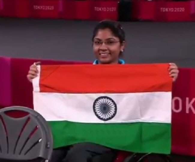 Bhavina Patel ने सिल्वर मेडल अपने नाम किया है (फोटो DD Sports)
