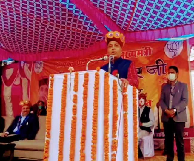 मुख्‍यमंत्री जयराम ठाकुर ने रविवार को लाहुल घाटी का दौरा किया।