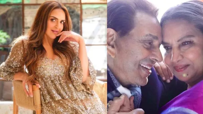 Esha Deol reaction on father Dharmendra Kissing Scene