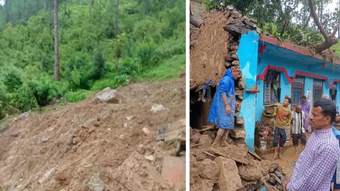 उत्तराखंड में भारी वर्षा का कहर, तीन जिलों में बादल फटने से 8 लोगों की मौत और कई लापता