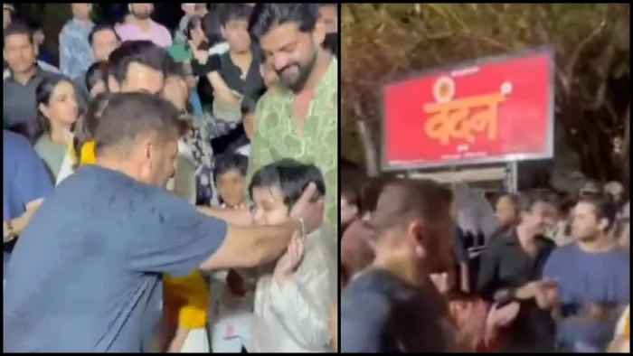 गणेश विसर्जन पर झूमे सलमान खान। फोटो क्रेडिट- इंस्टाग्राम