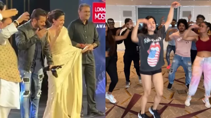 Salman Khan Rashmika Mandanna Sami Sami Dance Video. Photo- Instagram