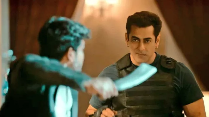 Still of Salman Khan from Godfather Trailer