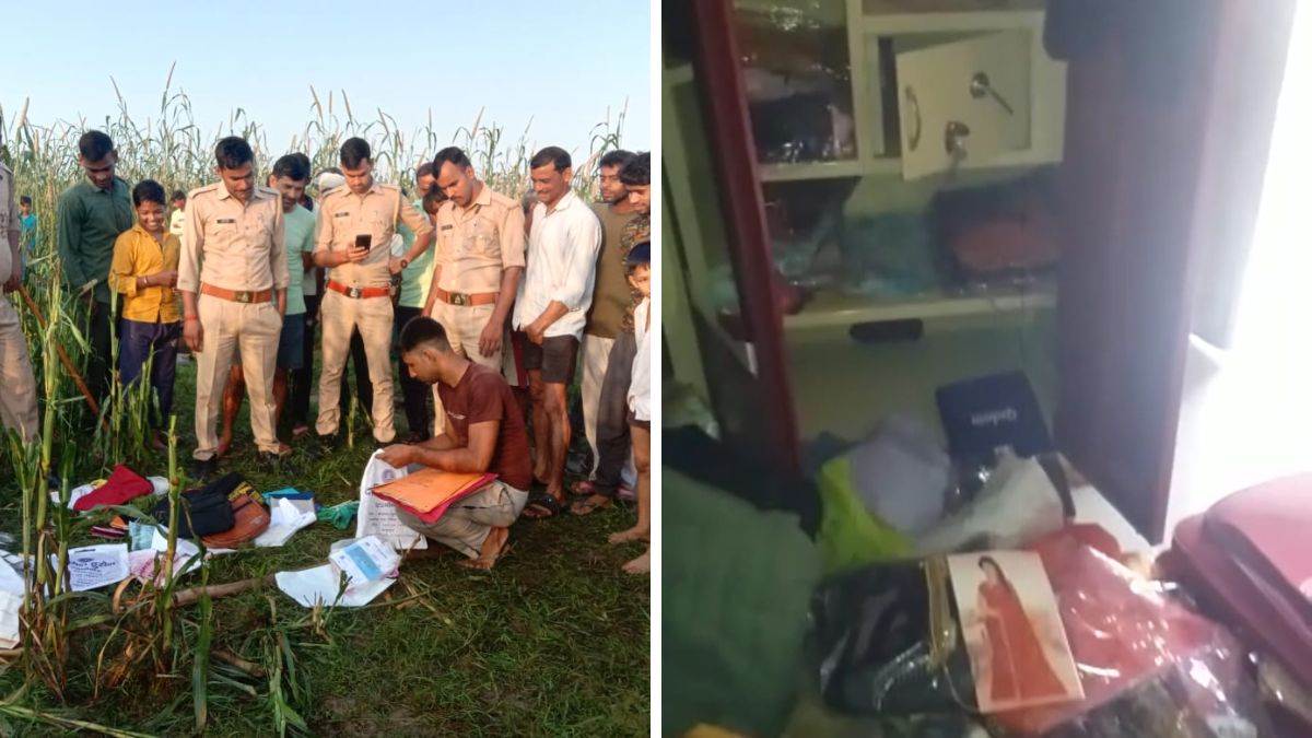 Agra Crime News आगरा जयपुर हाईवे पर गांव में चोराें ने ताबड़तोड़ तोड़े