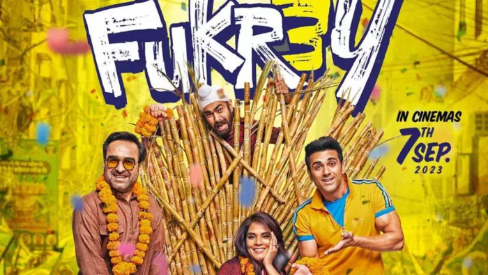 Fukrey 3 ने पहले दिन की इतनी कमाई। Photo Credit- Twitter