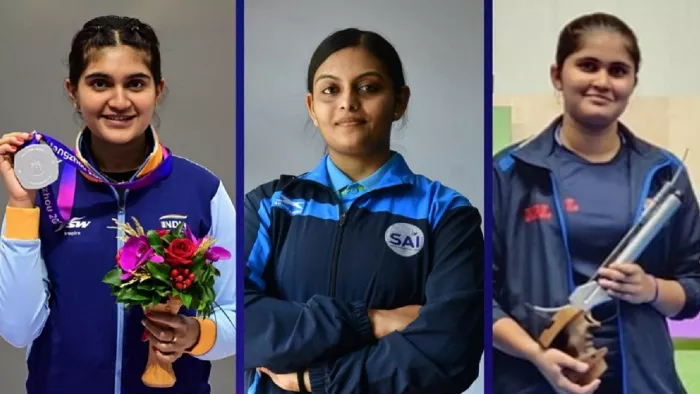 10 मीटर एयर पिस्टल में महिला तिकड़ी ने छठे दिन पहला मेडल दिलाया। फोटो- एक्स से साभार