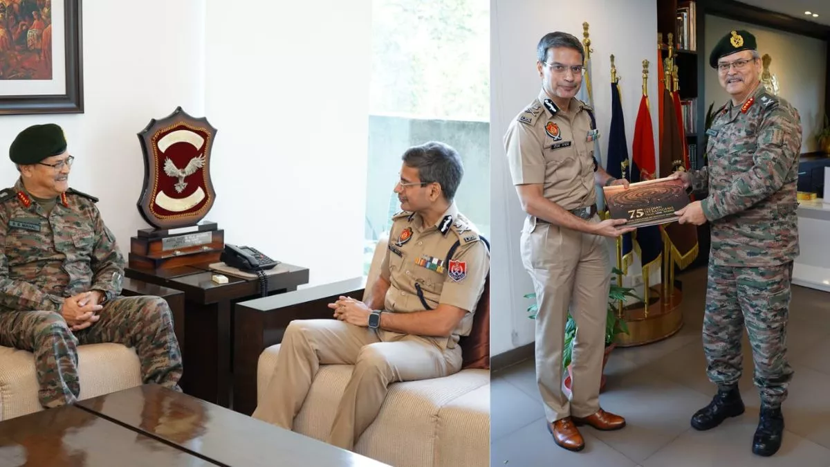 Punjab News- सेना के अधिकारियों और DGP पंजाब पुलिस के बीच हुई बैठक, कार्यक्षमता में सुधार पर हुई चर्चा