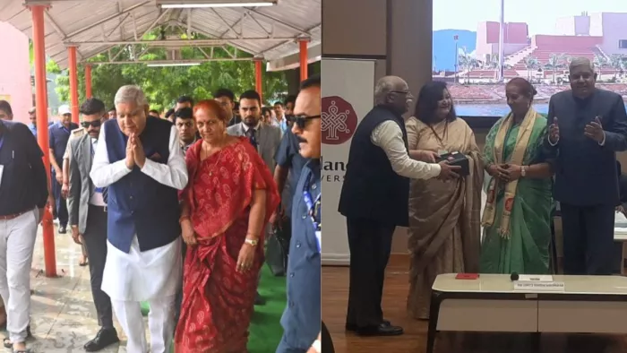 उपराष्ट्रपति धनखड़ ने गया में किया पिंडदान, फिर पहुंचे नालंदा विवि