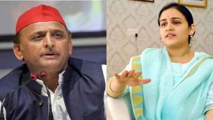 सपा प्रमुख अखिलेश यादव व भाजपा नेता अपर्णा यादव