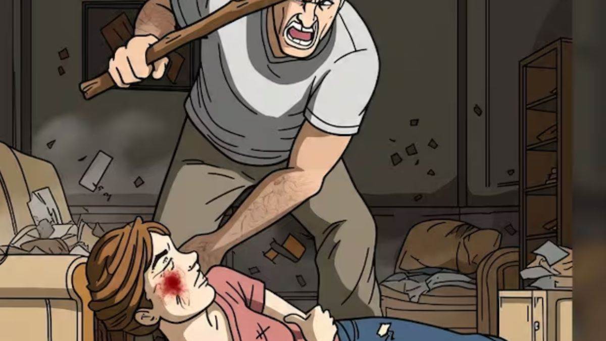 hapur city news wife and children targeted by husbands friends