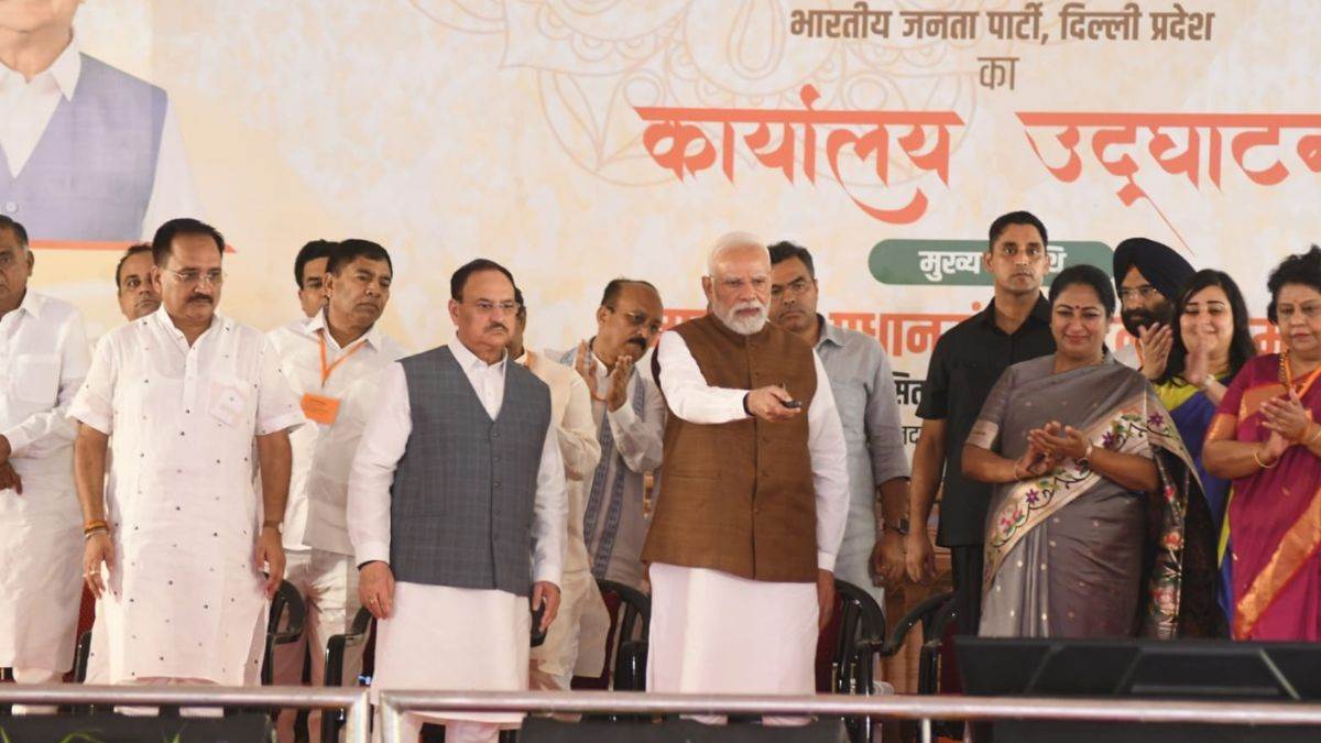 ncr delhi bjp inaugurates new state office on deendayal upadhyay marg