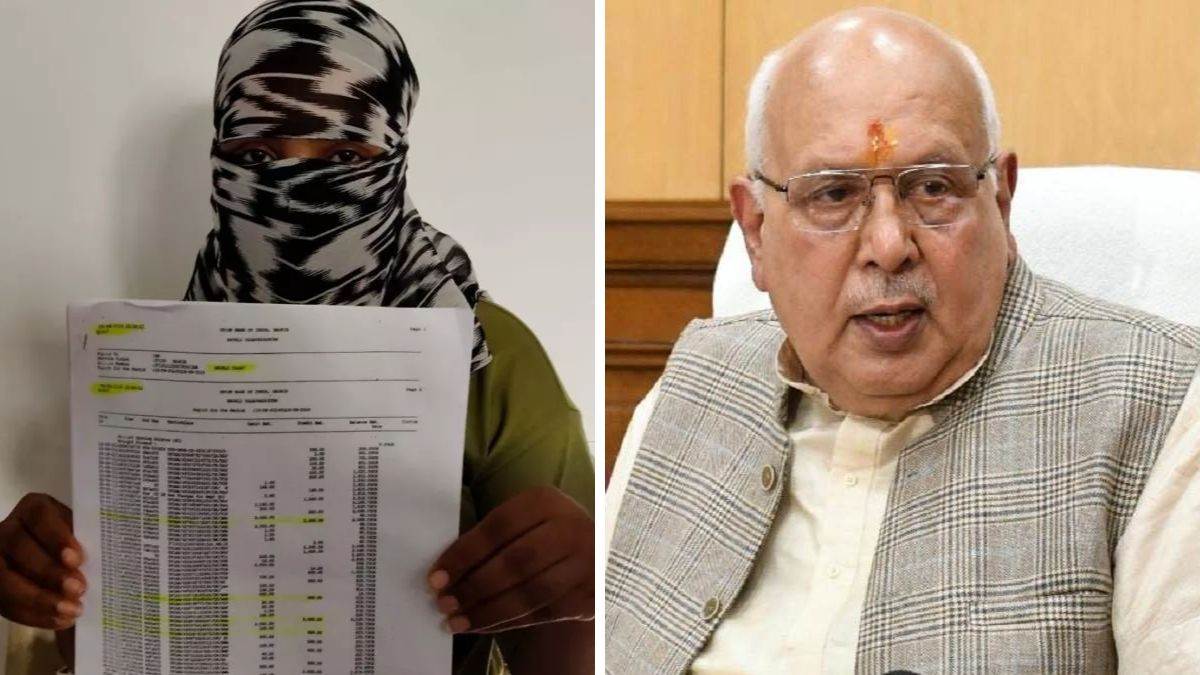 agriculture minister stands with girl accusing sp leaders