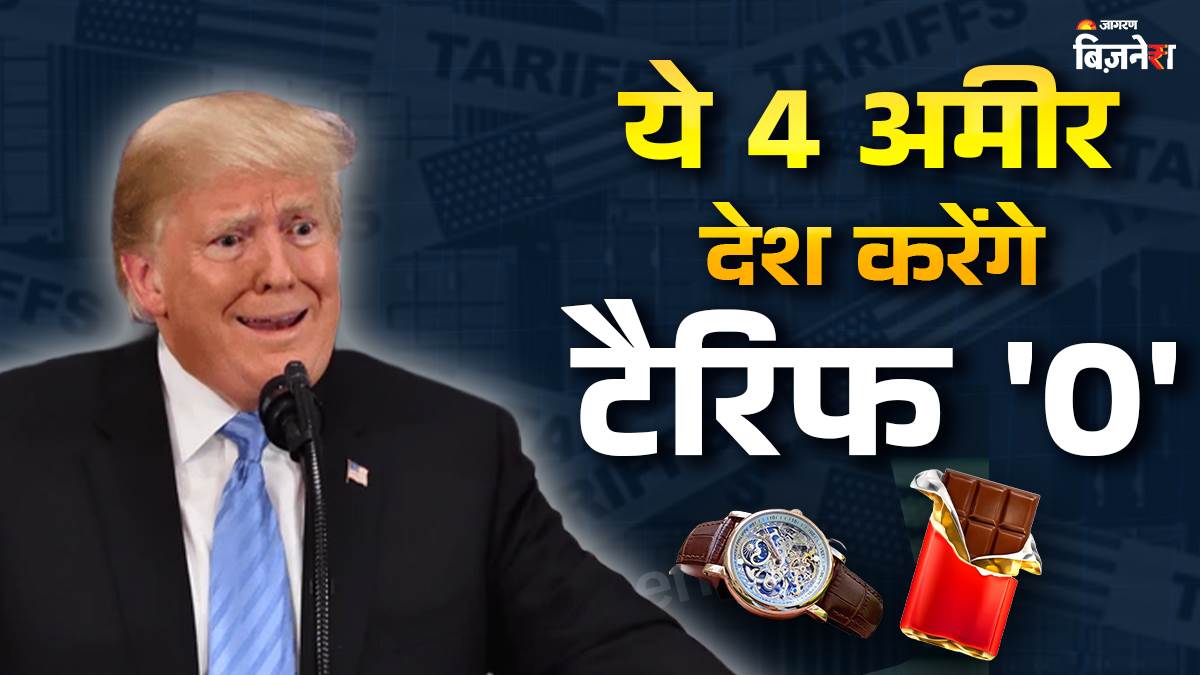 trump tariffs 4 richest countries reduces import duties india zero october 1st chocolates watches more things cheaper