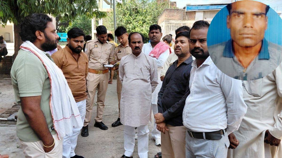 man dies of electrocution on pole in kakrawali village etah district latest news