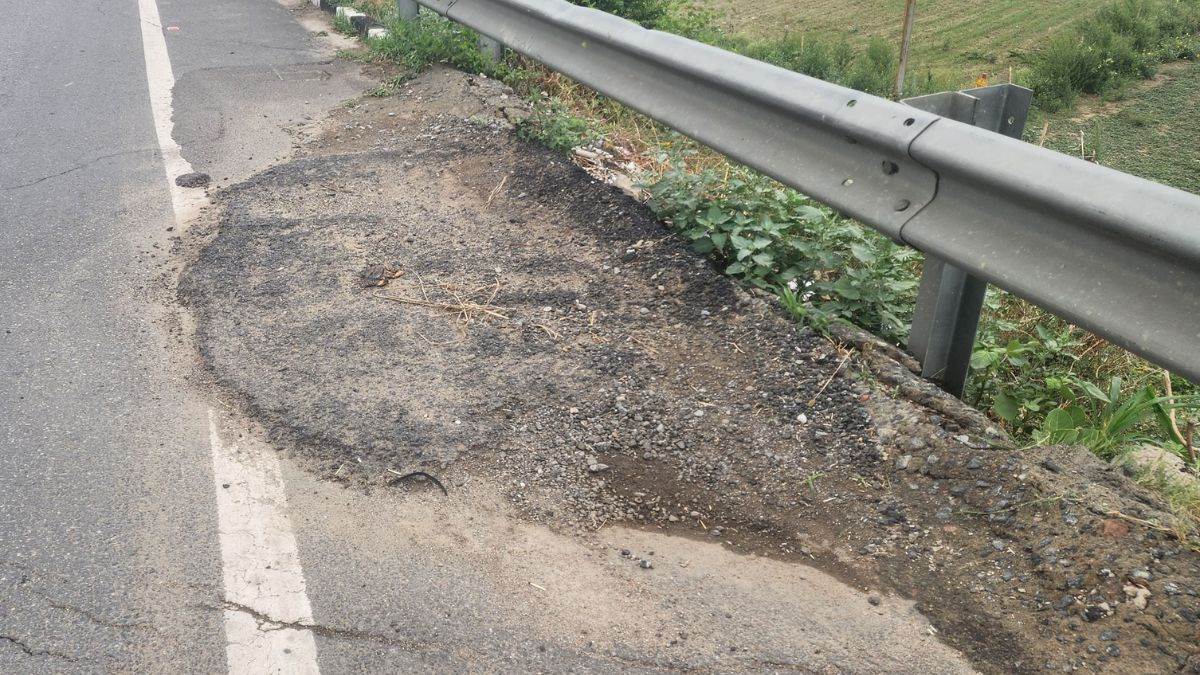 hapur highway waterlogging poor drainage leads to deterioration
