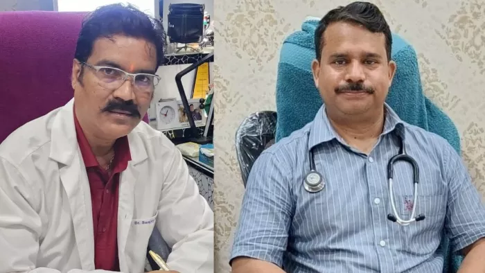 मनोचिकित्सक डॉ. संजय कुमार और कार्डियोलॉजिस्ट डॉ. बिपिन सिन्हा
