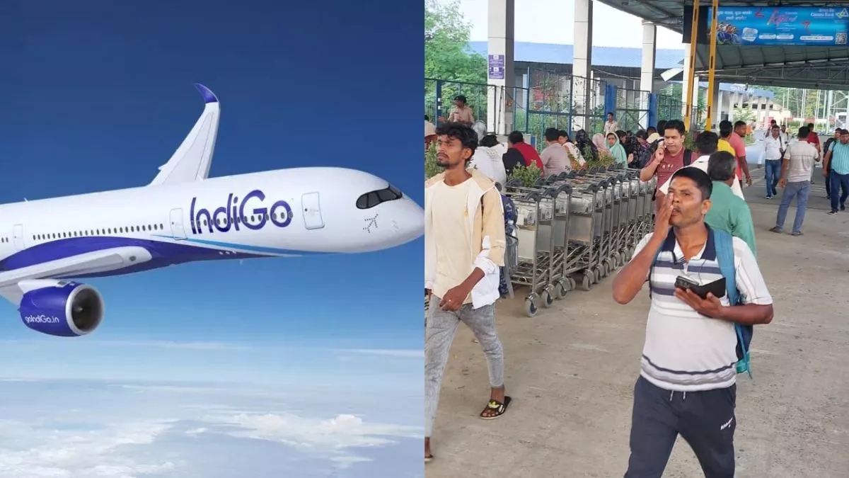 रनवे खाली नहीं होने की वजह से हैदराबाद से आनेवाली इंडिगो की फ्लाइट डायवर्ट होकर पहुंची गयाजी एयरपोर्ट