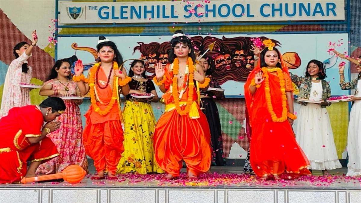 vijaya dashami celebrations at the glenhill school chunar