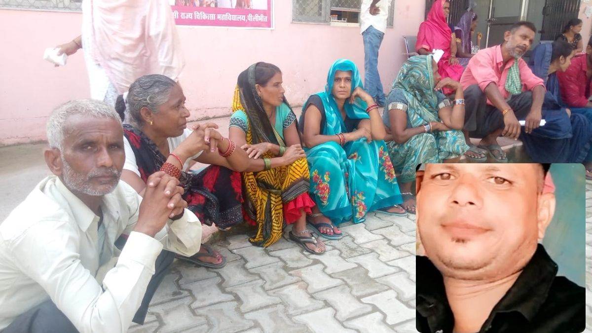 pilibhit bike accident one dead four injured in collision