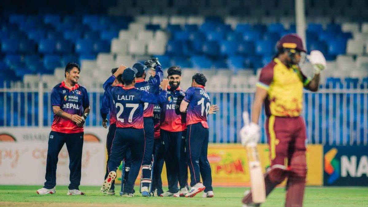 nepal beat west indies in 2nd t20i to clinch series aasif sheikh sundeep jora mohammad aadil alam