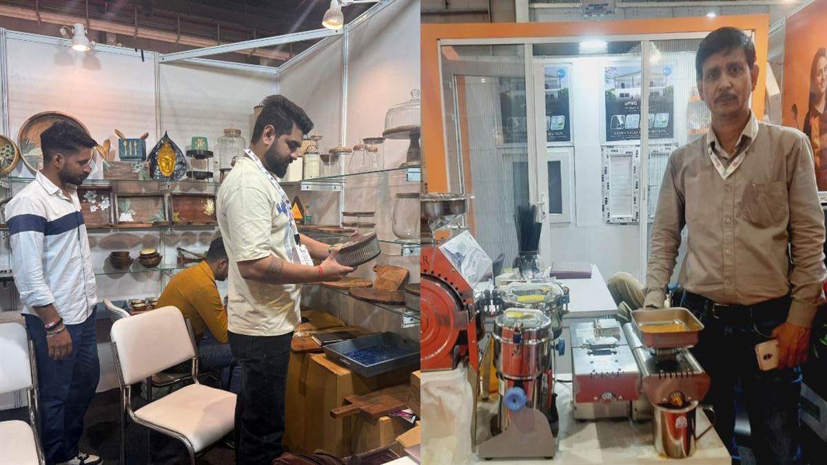 ncr noida news handicraft products shine at up international trade show