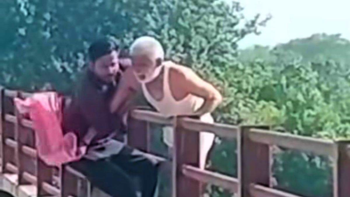 mathura elderly man saved from suicide attempt due to family dispute